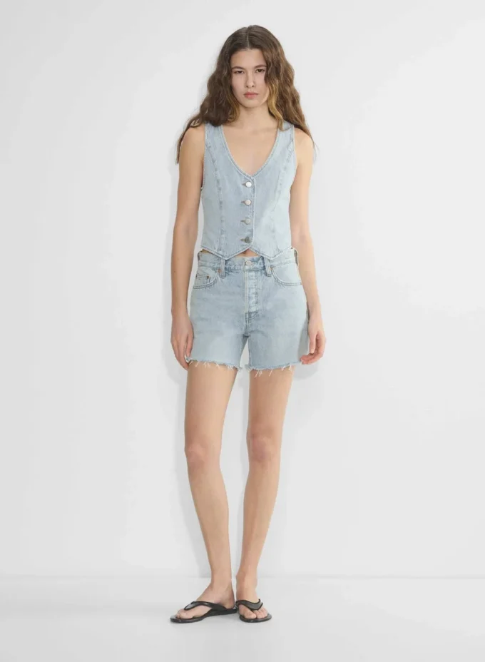 Denim Forum The ’90s Mia Denim Vest Denim Forum The ’90s Mia Denim Vest