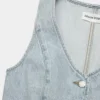 Denim Forum The ’90s Mia Denim Vest Denim Forum The ’90s Mia Denim Vest