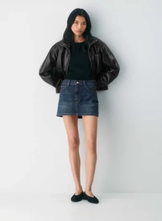 Denim Forum The ’90s Ricci Denim Skirt