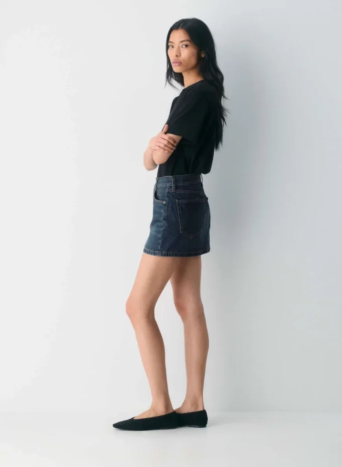 Denim Forum The ’90s Ricci Denim Skirt Denim Forum The ’90s Ricci Denim Skirt