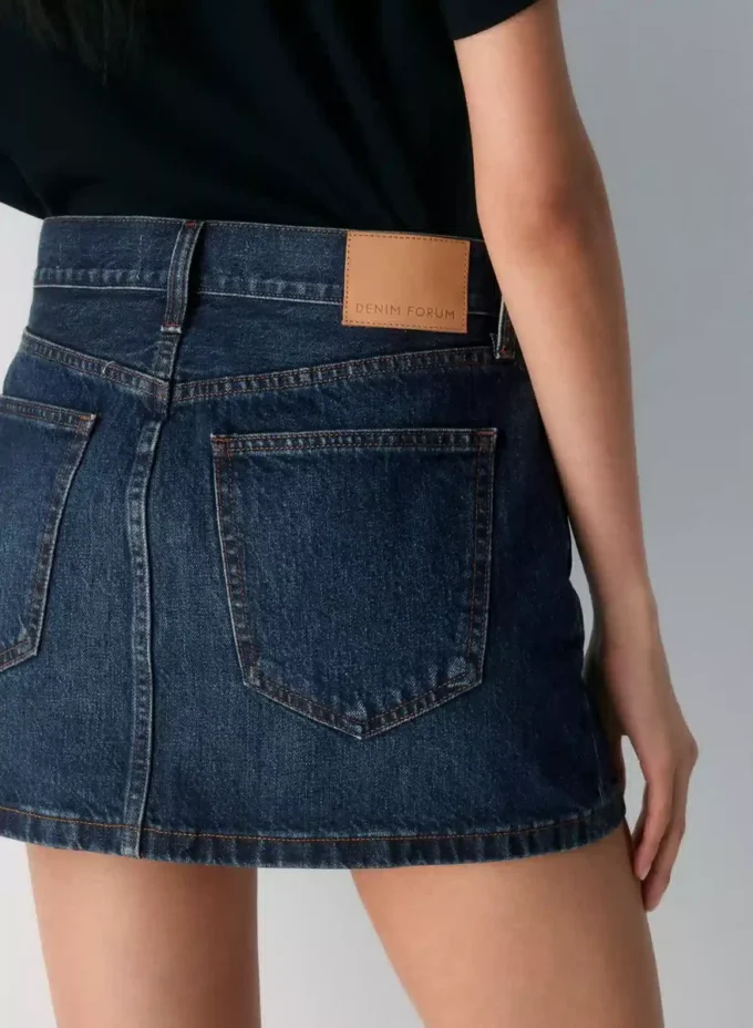 Denim Forum The ’90s Ricci Denim Skirt Denim Forum The ’90s Ricci Denim Skirt