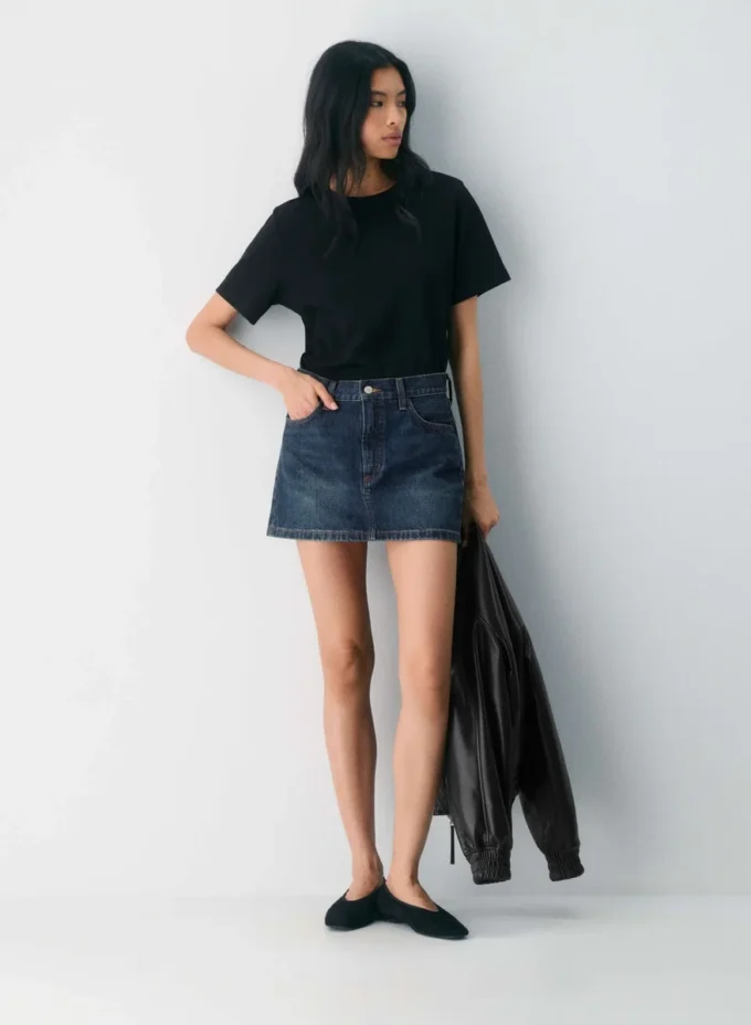 Denim Forum The ’90s Ricci Denim Skirt Denim Forum The ’90s Ricci Denim Skirt
