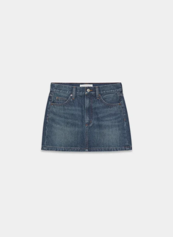 Denim Forum The ’90s Ricci Denim Skirt Denim Forum The ’90s Ricci Denim Skirt