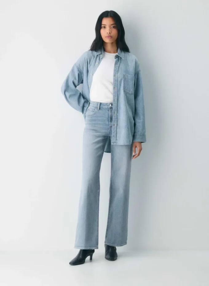 Denim Forum The ‘90s Snatched Hi-rise Wide Jean Denim Forum The ‘90s Snatched Hi-rise Wide Jean