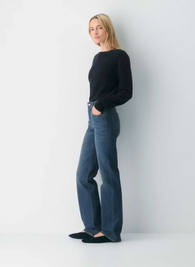 Denim Forum The ‘90s Snatched Mid-rise Straight Jean Denim Forum The ‘90s Snatched Mid-rise Straight Jean