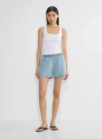 Denim Forum The ’90s So-soft Lo-rise Denim Short