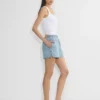 Denim Forum The ’90s So-soft Lo-rise Denim Short Denim Forum The ’90s So-soft Lo-rise Denim Short