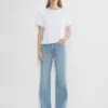 Denim Forum The ’90s Tailored Hi-rise Wide Jean