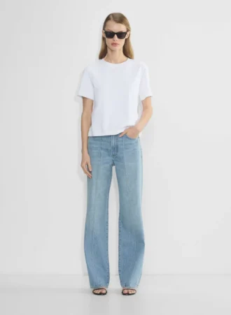 Denim Forum The ’90s Tailored Hi-rise Wide Jean