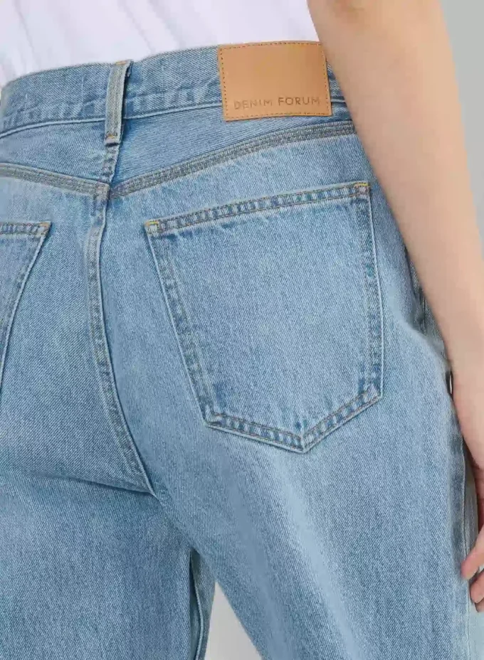 Denim Forum The ’90s Tailored Hi-rise Wide Jean
