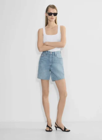 Denim Forum The ’90s Vintage Hi-rise Baggy Denim Short