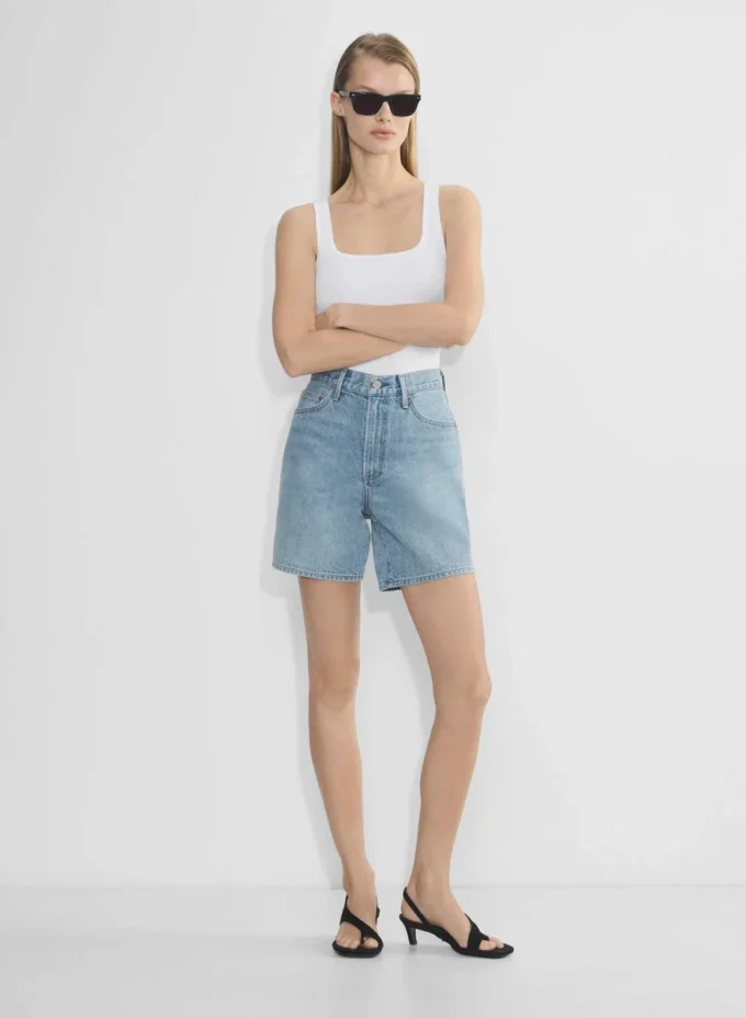 Denim Forum The ’90s Vintage Hi-rise Baggy Denim Short Denim Forum The ’90s Vintage Hi-rise Baggy Denim Short