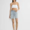 Denim Forum The ’90s Vintage Hi-rise Long Denim Short Denim Forum The ’90s Vintage Hi-rise Long Denim Short