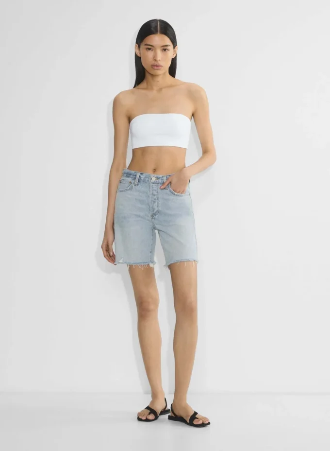 Denim Forum The ’90s Vintage Hi-rise Long Denim Short Denim Forum The ’90s Vintage Hi-rise Long Denim Short