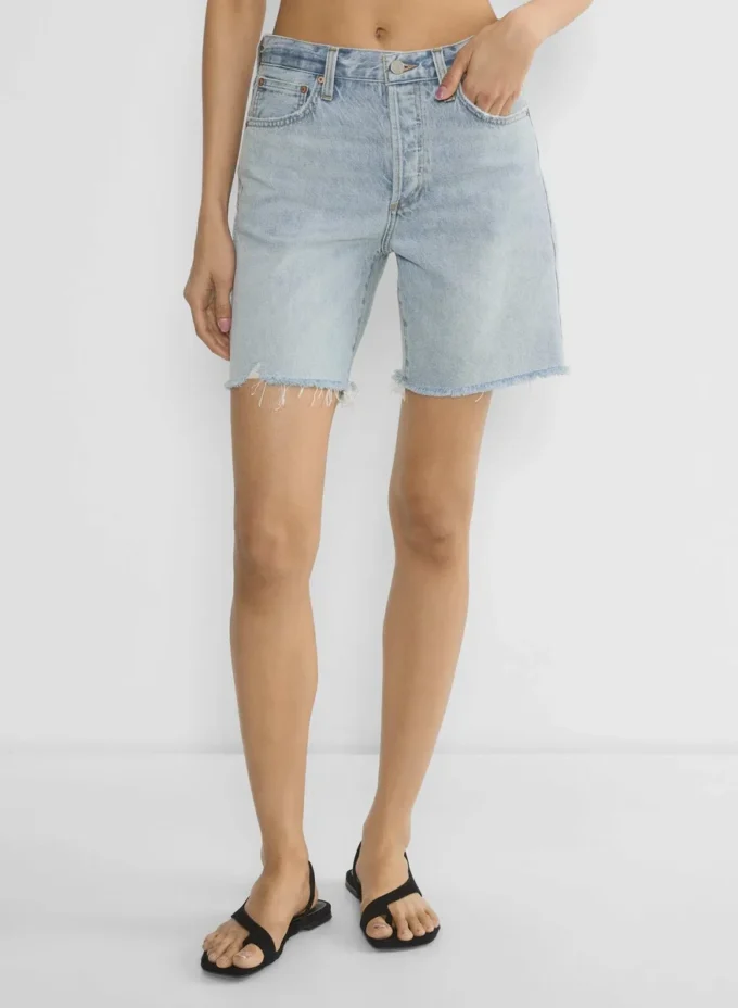 Denim Forum The ’90s Vintage Hi-rise Long Denim Short Denim Forum The ’90s Vintage Hi-rise Long Denim Short
