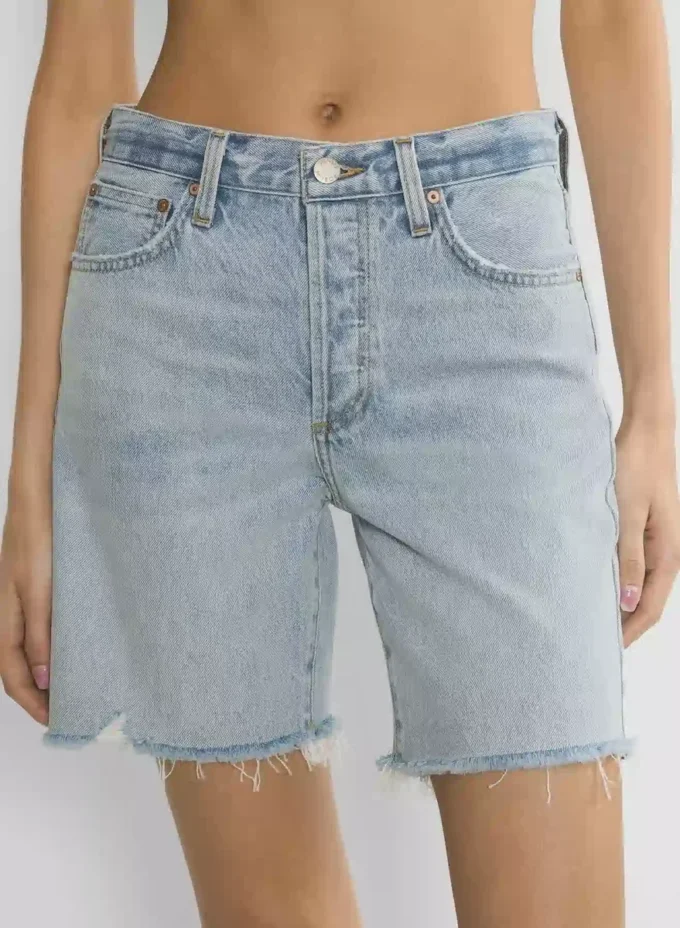 Denim Forum The ’90s Vintage Hi-rise Long Denim Short Denim Forum The ’90s Vintage Hi-rise Long Denim Short