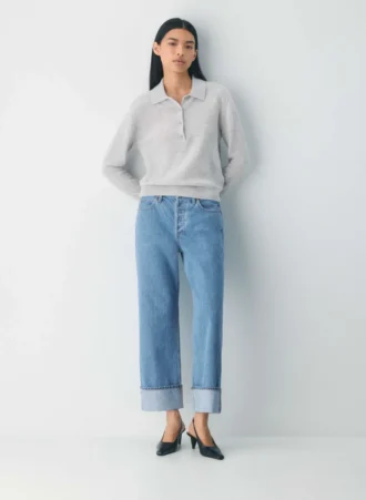 Denim Forum The ’90s Vintage Lo-rise Cuffed Jean