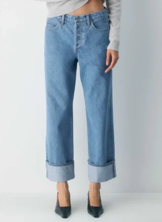 Denim Forum The ’90s Vintage Lo-rise Cuffed Jean