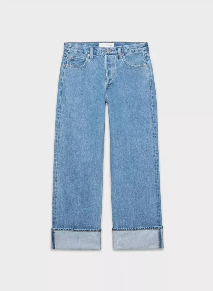 Denim Forum The ’90s Vintage Lo-rise Cuffed Jean Denim Forum The ’90s Vintage Lo-rise Cuffed Jean