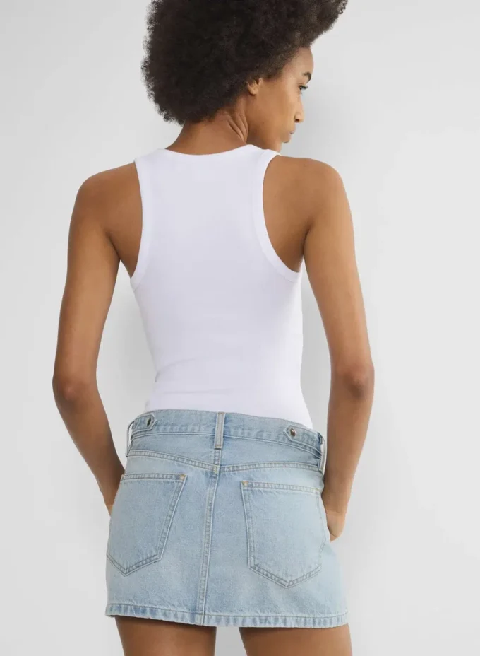 Denim Forum The ‘90s Vintage Micro Denim Skirt Denim Forum The ‘90s Vintage Micro Denim Skirt