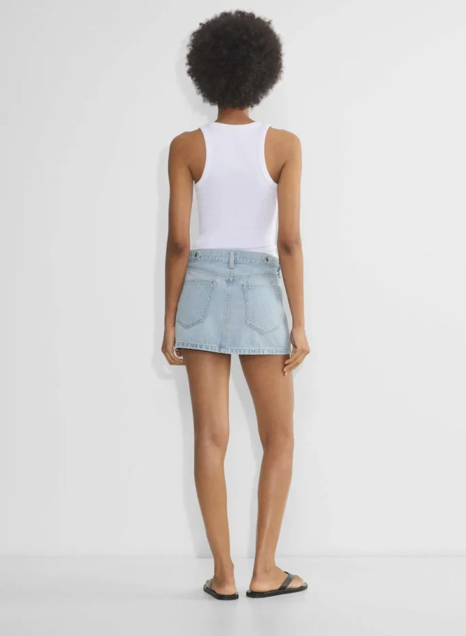 Denim Forum The ‘90s Vintage Micro Denim Skirt Denim Forum The ‘90s Vintage Micro Denim Skirt