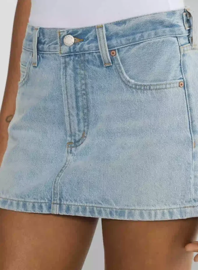 Denim Forum The ‘90s Vintage Micro Denim Skirt Denim Forum The ‘90s Vintage Micro Denim Skirt