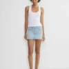 Denim Forum The ‘90s Vintage Micro Denim Skirt Denim Forum The ‘90s Vintage Micro Denim Skirt