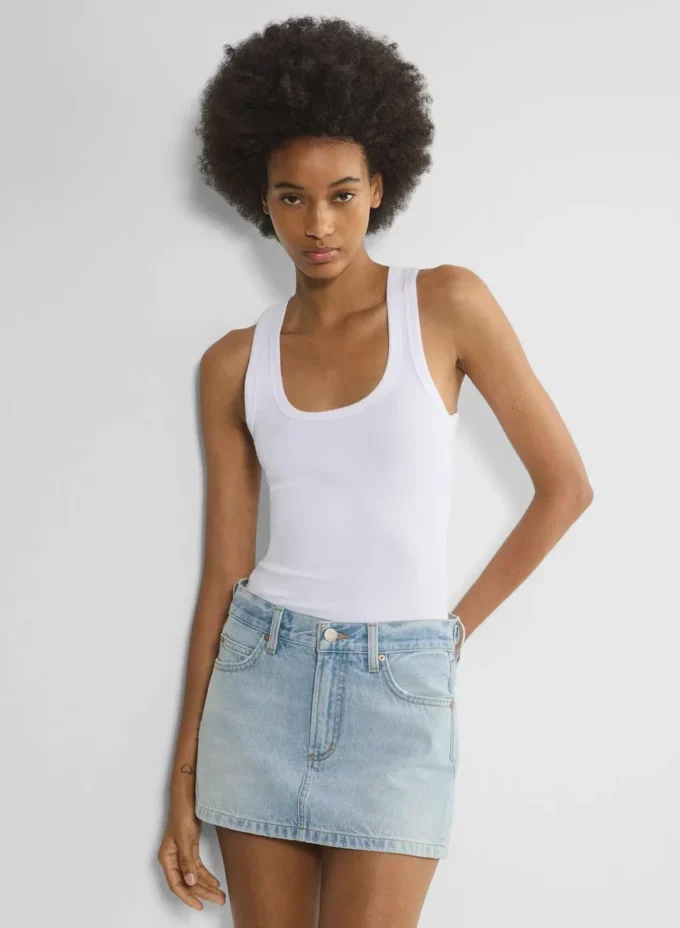 Denim Forum The ‘90s Vintage Micro Denim Skirt Denim Forum The ‘90s Vintage Micro Denim Skirt