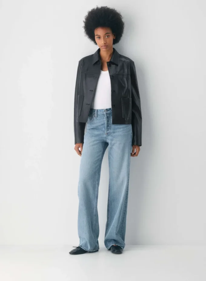 Denim Forum The ’90s Vintage Mid-rise Wide Jean Denim Forum The ’90s Vintage Mid-rise Wide Jean