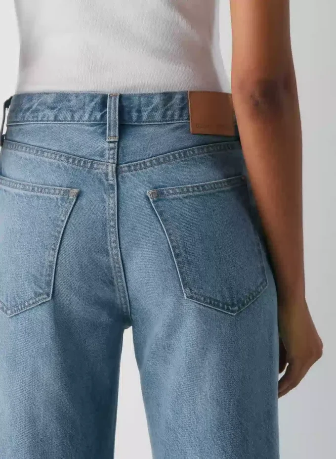 Denim Forum The ’90s Vintage Mid-rise Wide Jean Denim Forum The ’90s Vintage Mid-rise Wide Jean