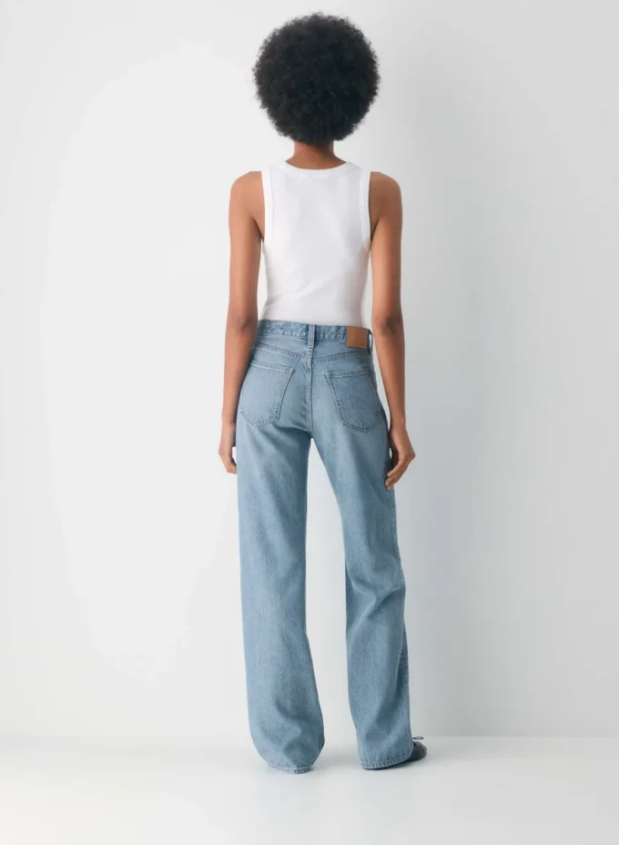 Denim Forum The ’90s Vintage Mid-rise Wide Jean Denim Forum The ’90s Vintage Mid-rise Wide Jean