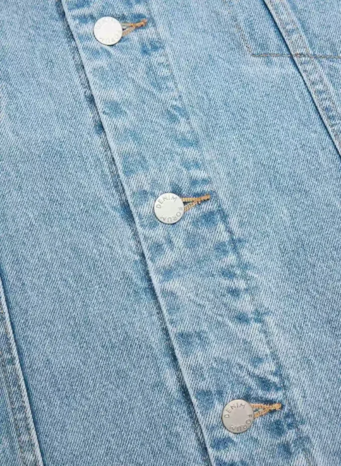 Denim Forum The ’90s Vintage Sherpa Denim Jacket Denim Forum The ’90s Vintage Sherpa Denim Jacket