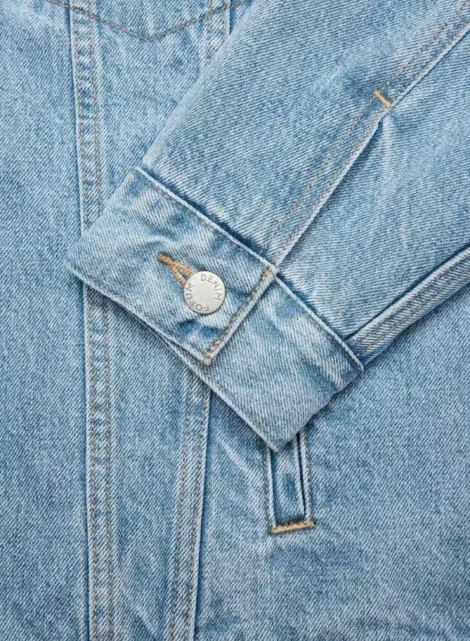 Denim Forum The ’90s Vintage Sherpa Denim Jacket Denim Forum The ’90s Vintage Sherpa Denim Jacket