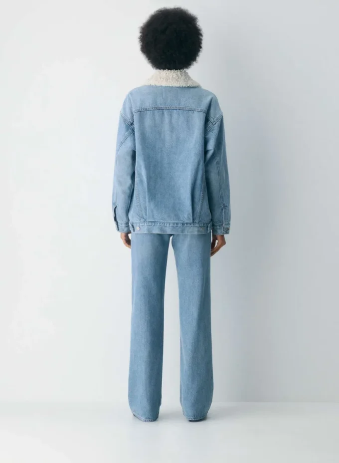 Denim Forum The ’90s Vintage Sherpa Denim Jacket Denim Forum The ’90s Vintage Sherpa Denim Jacket