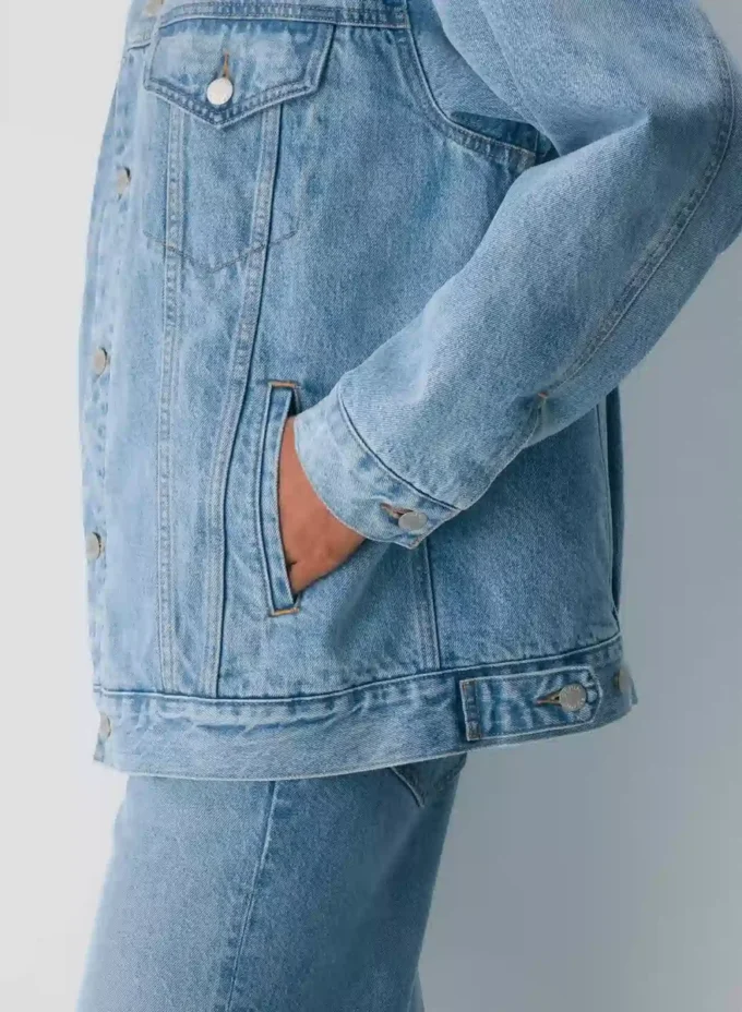 Denim Forum The ’90s Vintage Sherpa Denim Jacket Denim Forum The ’90s Vintage Sherpa Denim Jacket