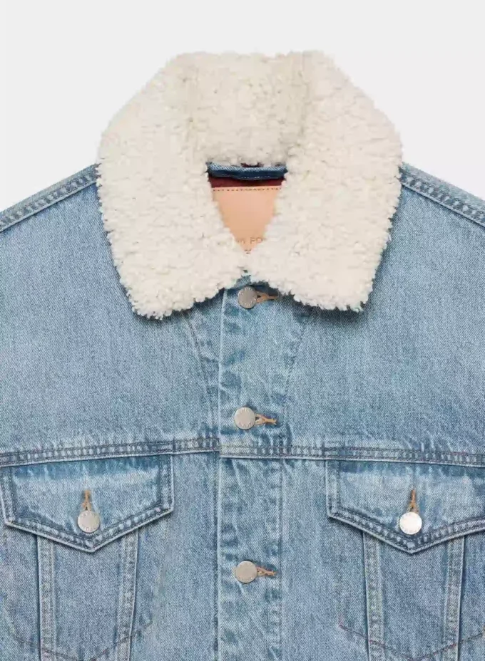 Denim Forum The ’90s Vintage Sherpa Denim Jacket Denim Forum The ’90s Vintage Sherpa Denim Jacket