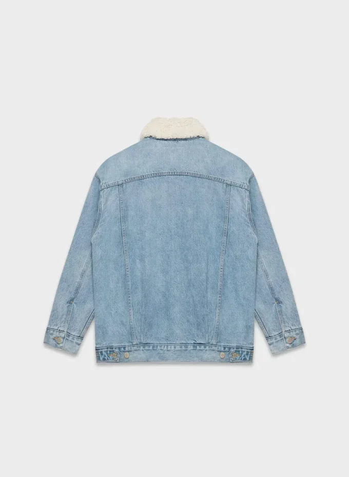 Denim Forum The ’90s Vintage Sherpa Denim Jacket Denim Forum The ’90s Vintage Sherpa Denim Jacket