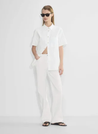 Denim Forum The ’90s Vintage Shortsleeve Denim Shirt