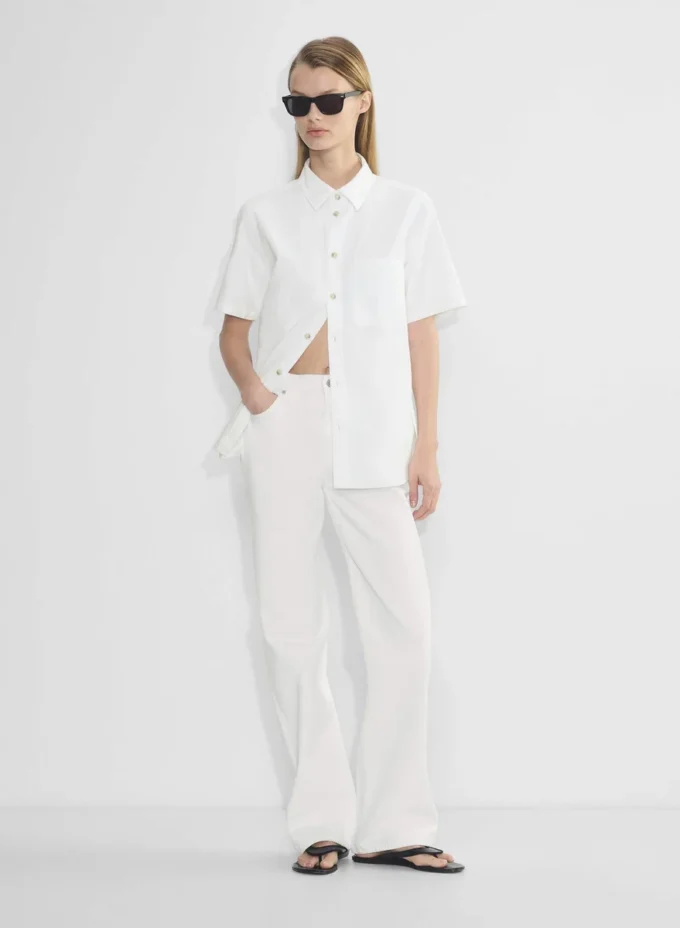 Denim Forum The ’90s Vintage Shortsleeve Denim Shirt Denim Forum The ’90s Vintage Shortsleeve Denim Shirt