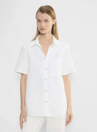 Denim Forum The ’90s Vintage Shortsleeve Denim Shirt