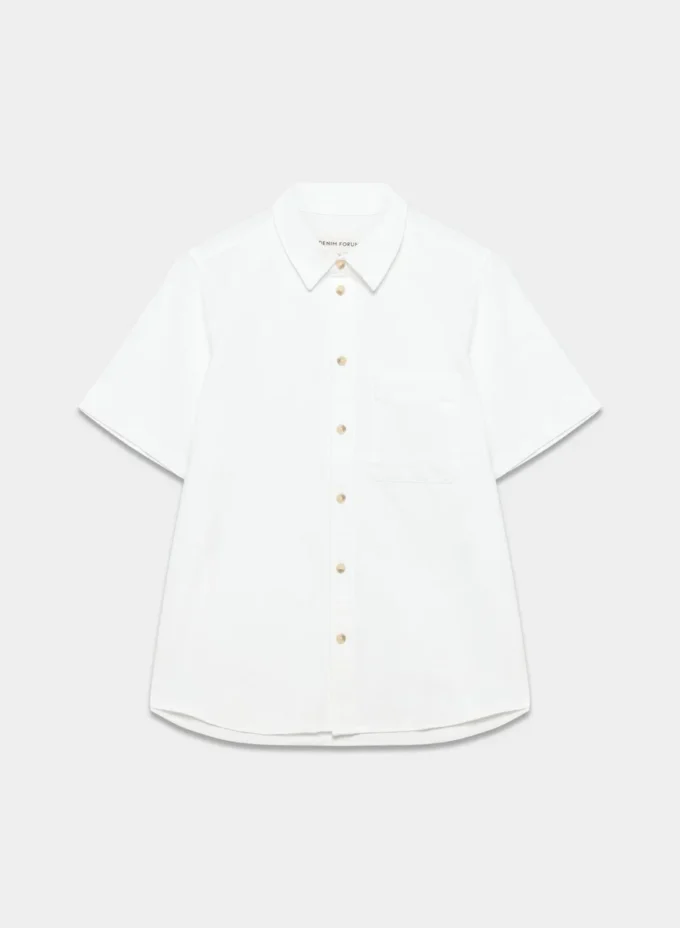 Denim Forum The ’90s Vintage Shortsleeve Denim Shirt Denim Forum The ’90s Vintage Shortsleeve Denim Shirt