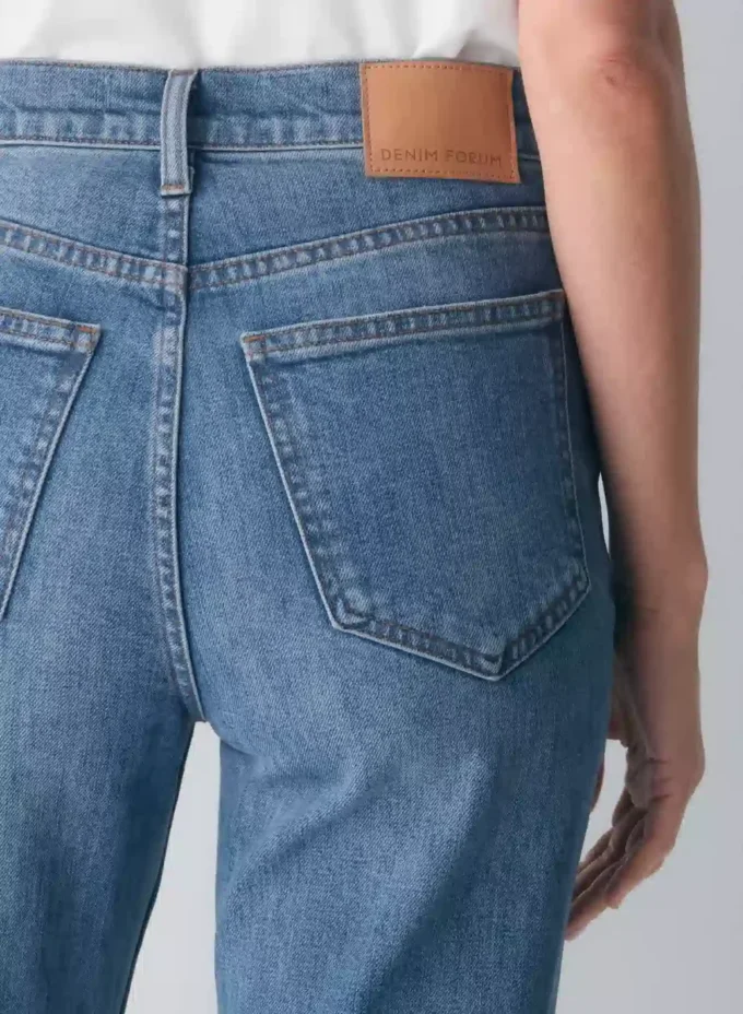 Denim Forum The Arlo Hi-rise Straight Jean Denim Forum The Arlo Hi-rise Straight Jean