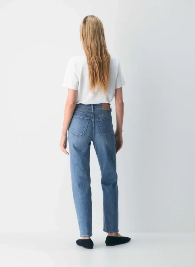 Denim Forum The Arlo Hi-rise Straight Jean Denim Forum The Arlo Hi-rise Straight Jean