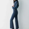 Denim Forum The Chloe Hi-rise Bootcut Jean
