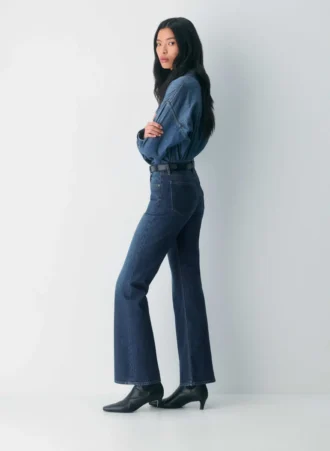 Denim Forum The Chloe Hi-rise Bootcut Jean