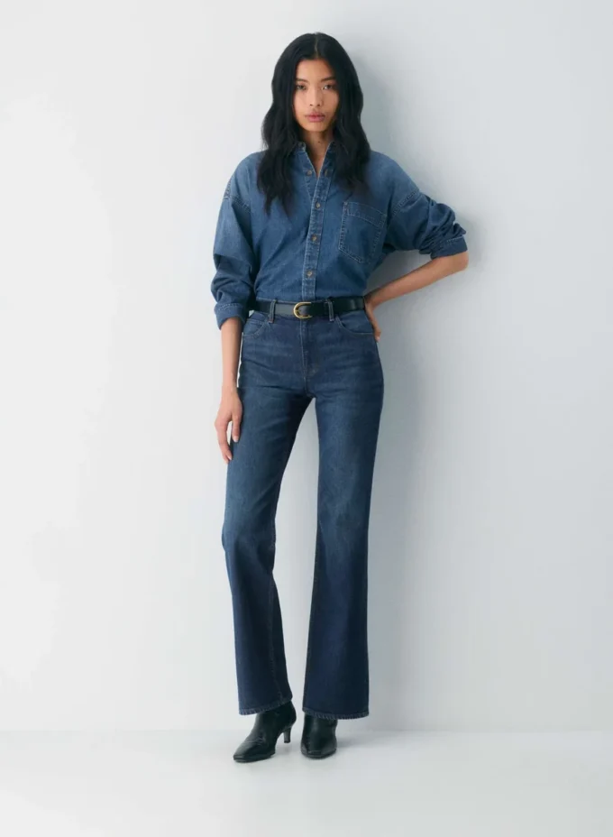 Denim Forum The Chloe Hi-rise Bootcut Jean
