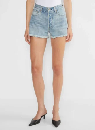 Denim Forum The Ex-boyfriend Hi-rise Denim Short