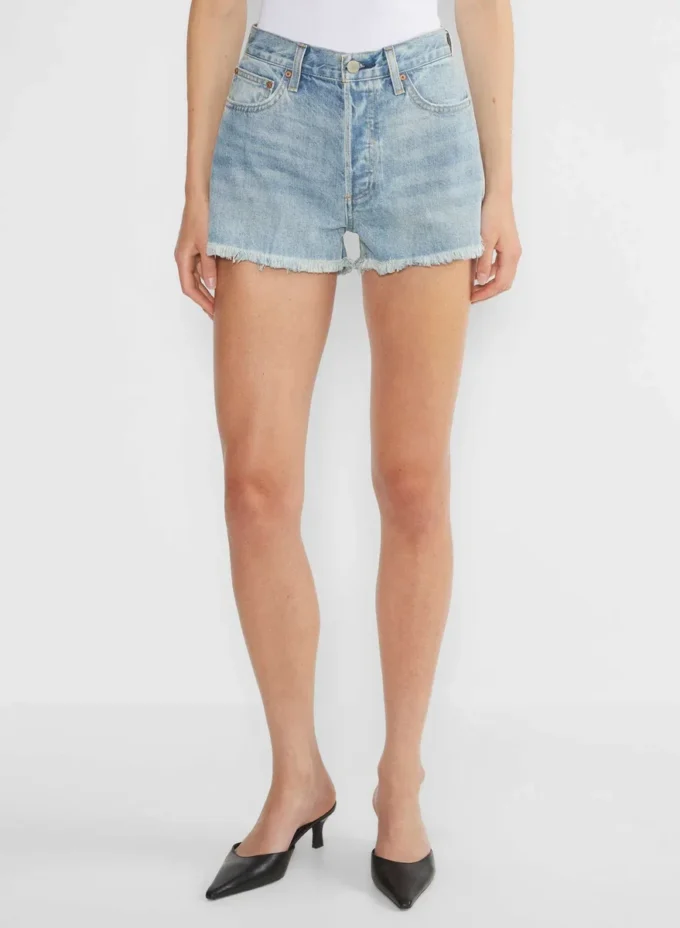 Denim Forum The Ex-boyfriend Hi-rise Denim Short Denim Forum The Ex-boyfriend Hi-rise Denim Short