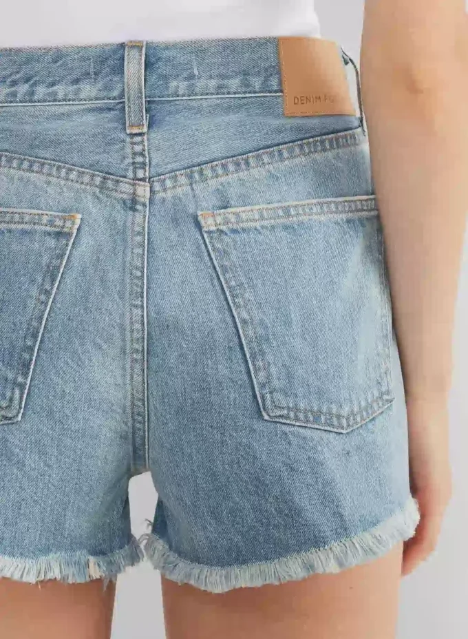 Denim Forum The Ex-boyfriend Hi-rise Denim Short Denim Forum The Ex-boyfriend Hi-rise Denim Short