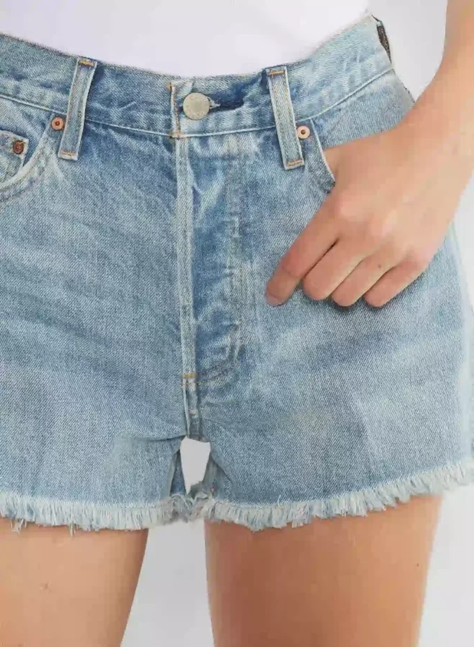 Denim Forum The Ex-boyfriend Hi-rise Denim Short Denim Forum The Ex-boyfriend Hi-rise Denim Short
